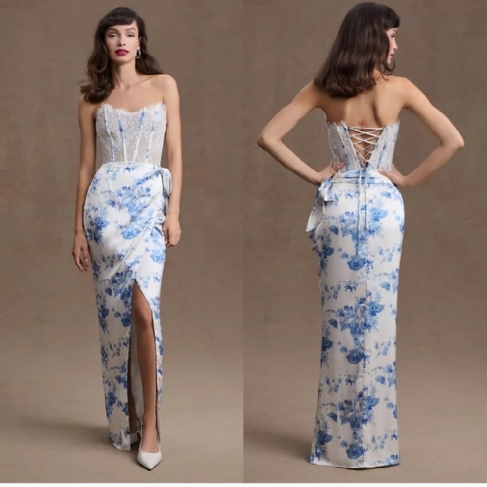 NWT V Chapman Anthropologie corset gown